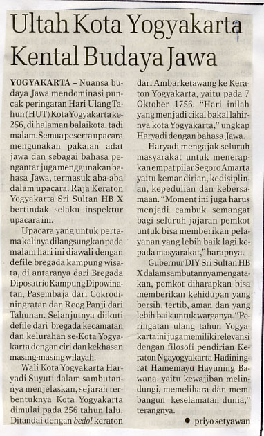 Kliping jogja terbaru